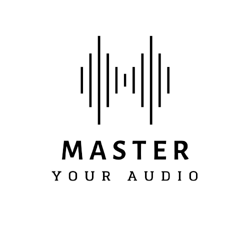 Master your audio black logo